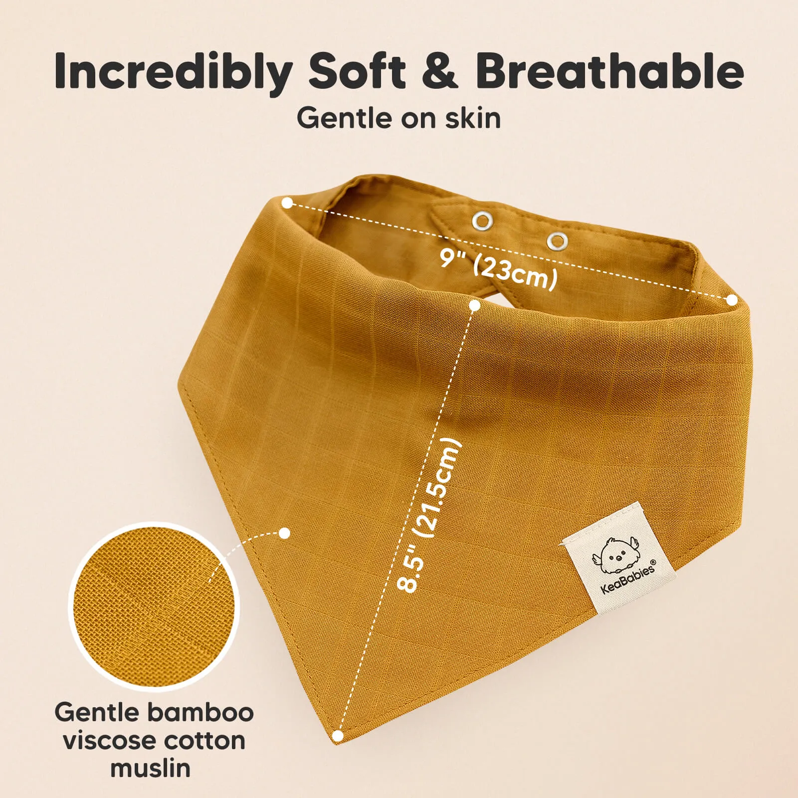 8-Pack Lumi Muslin Bandana Bibs