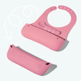 Avanchy Roll & Go Silicone Bibs for Babies   Spoon