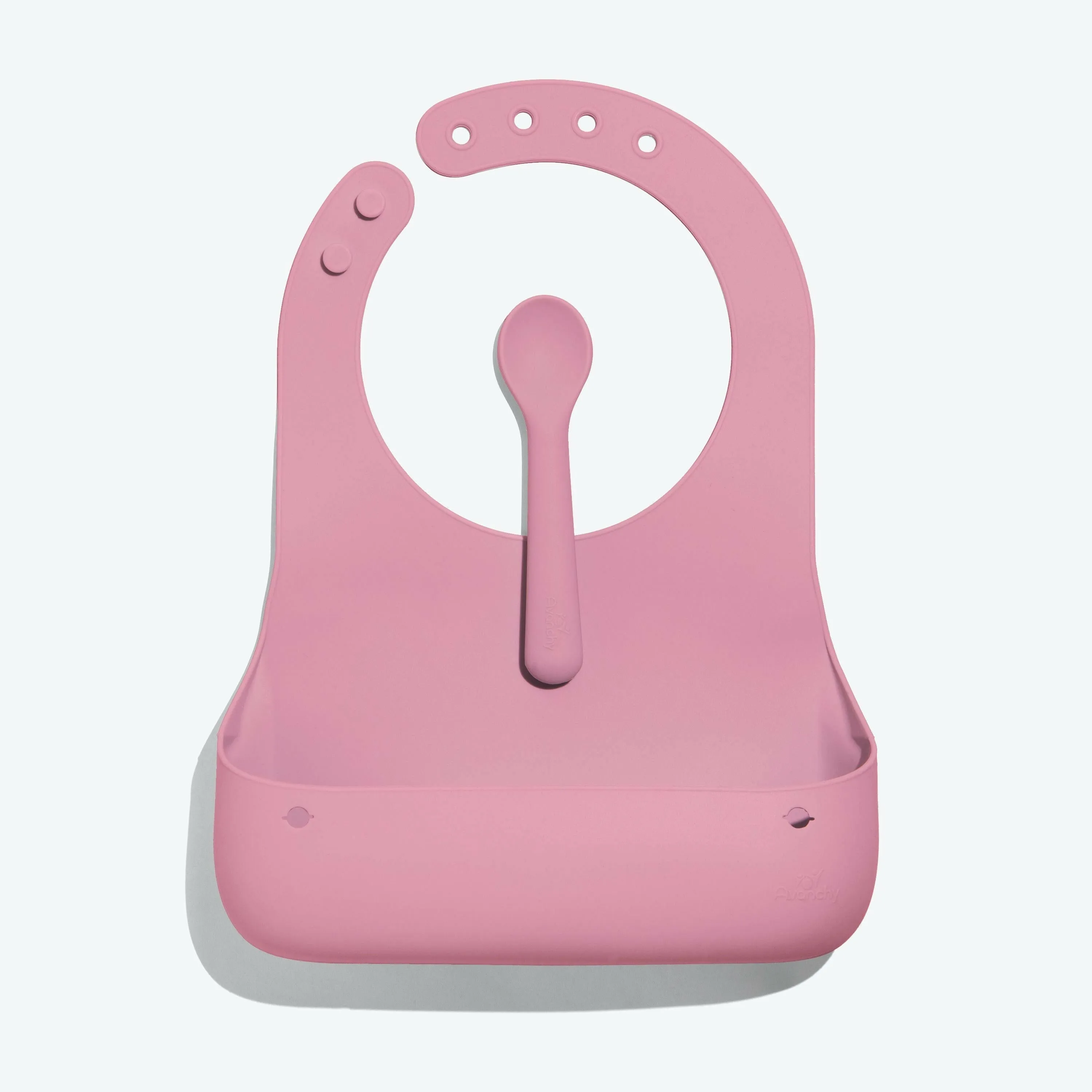 Avanchy Roll & Go Silicone Bibs for Babies   Spoon