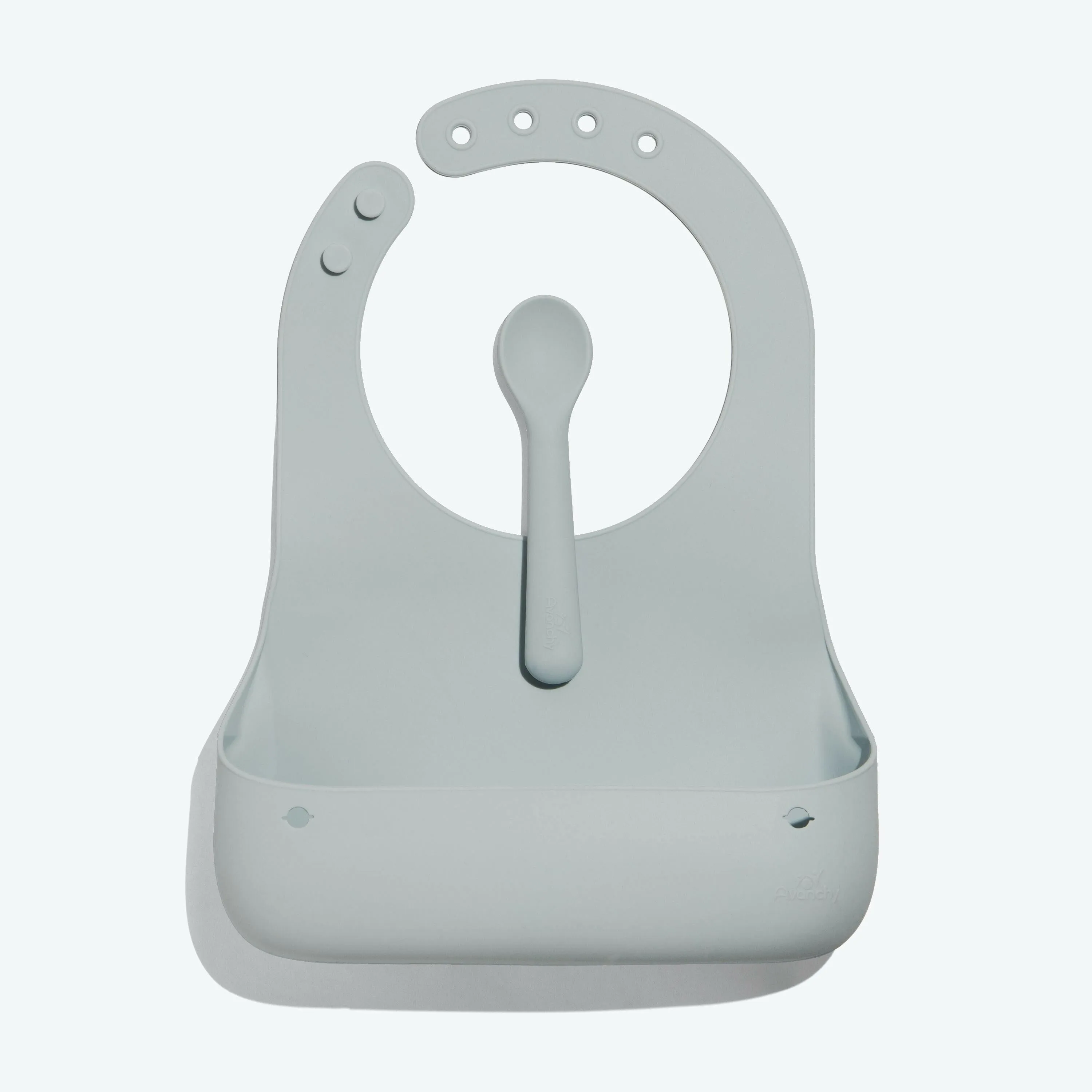 Avanchy Roll & Go Silicone Bibs for Babies   Spoon