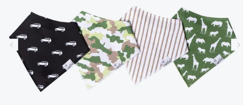 Baby Bandana Bibs- Safari