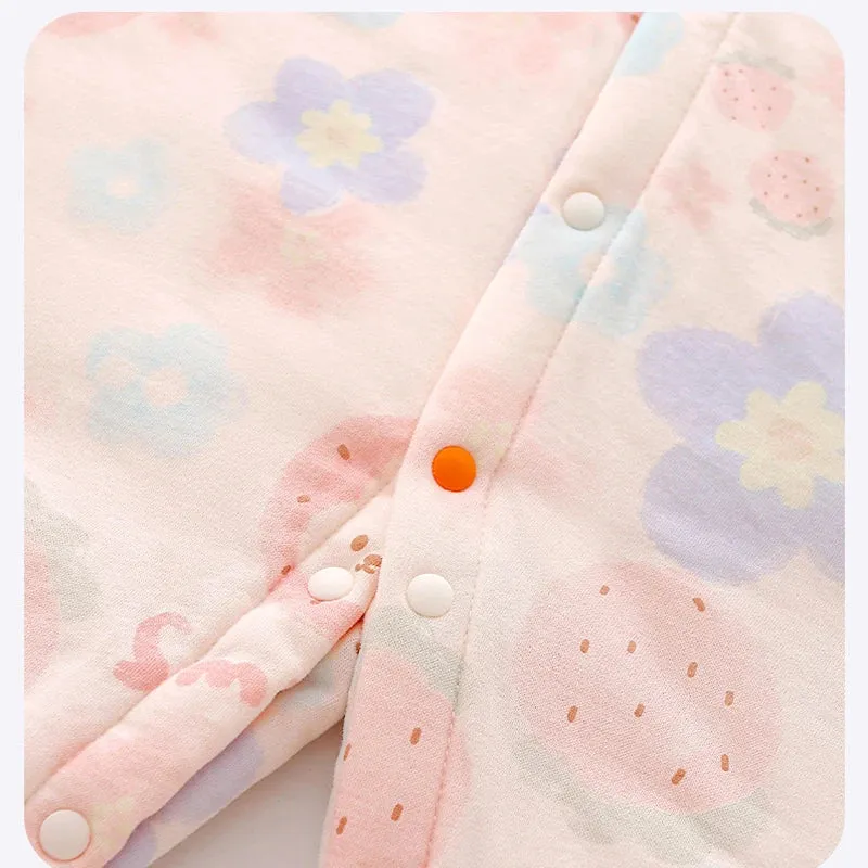 Baby Boy/Girl Warm Soft Thicken Rompers
