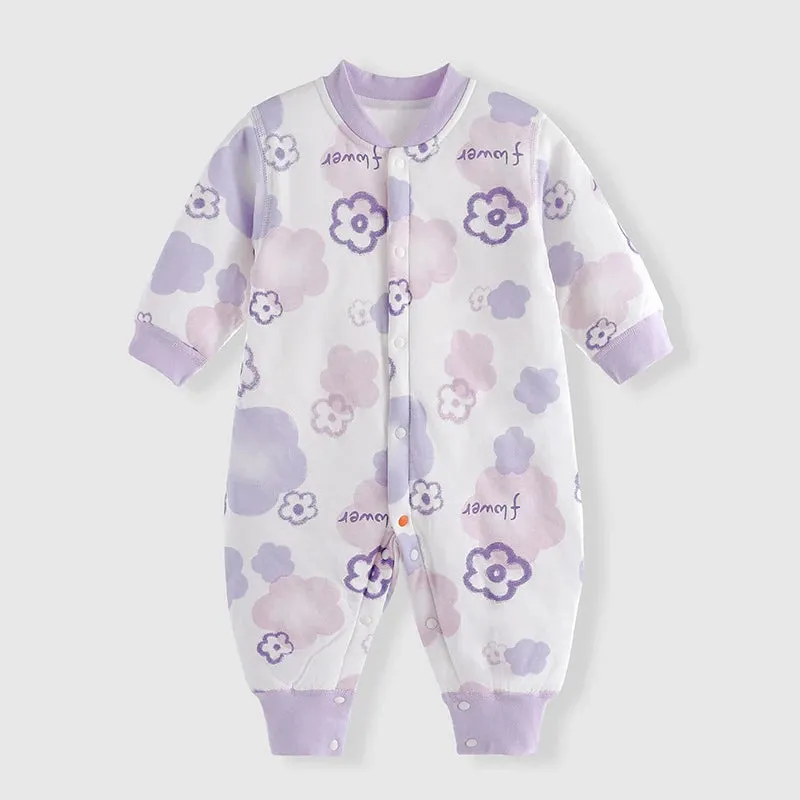 Baby Boy/Girl Warm Soft Thicken Rompers