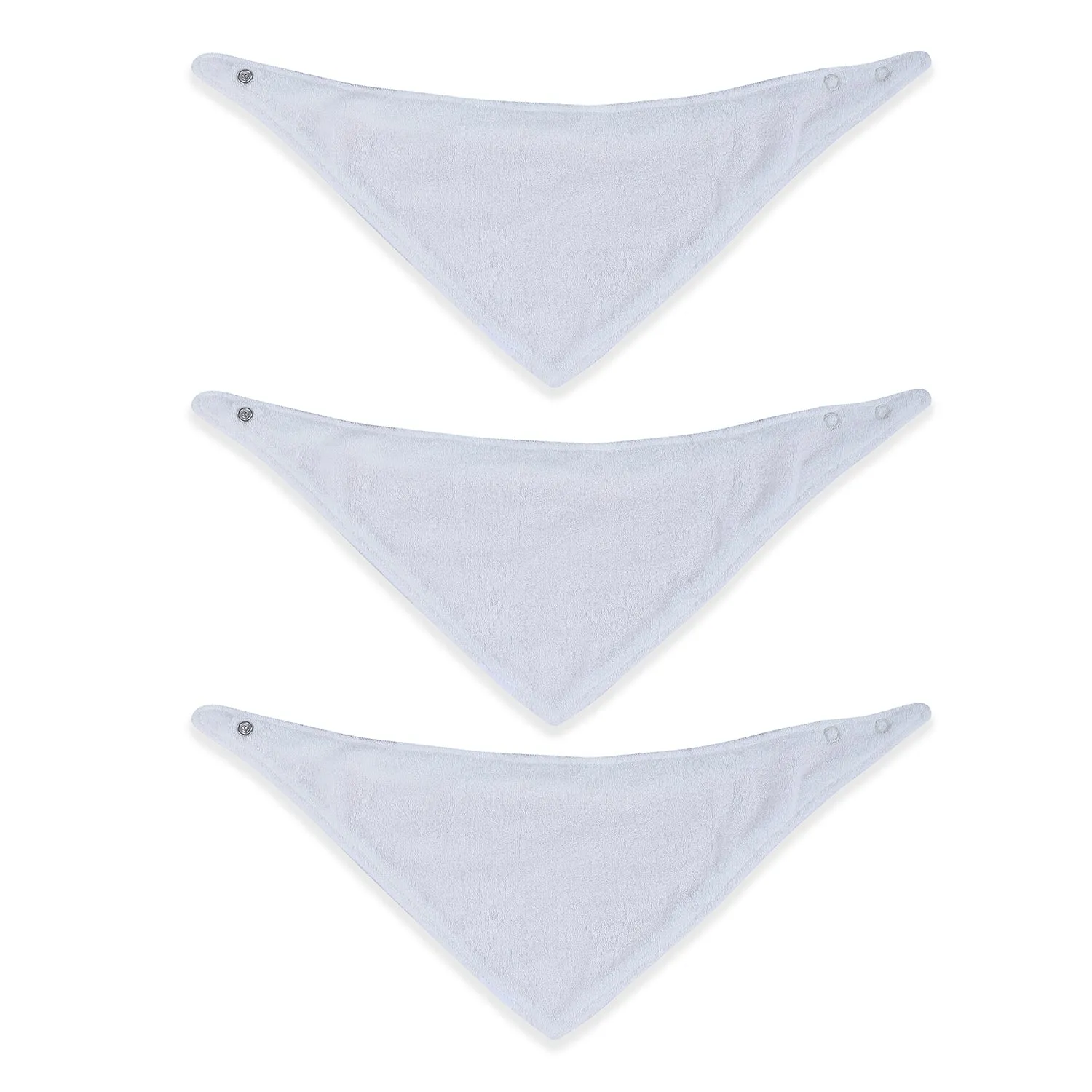 Baby Moo Dino Mighty Fun Cotton 3 Pack Bandana Bibs - Multicolour