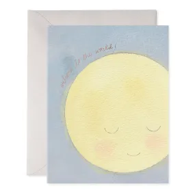 Baby Moon Greeting Card