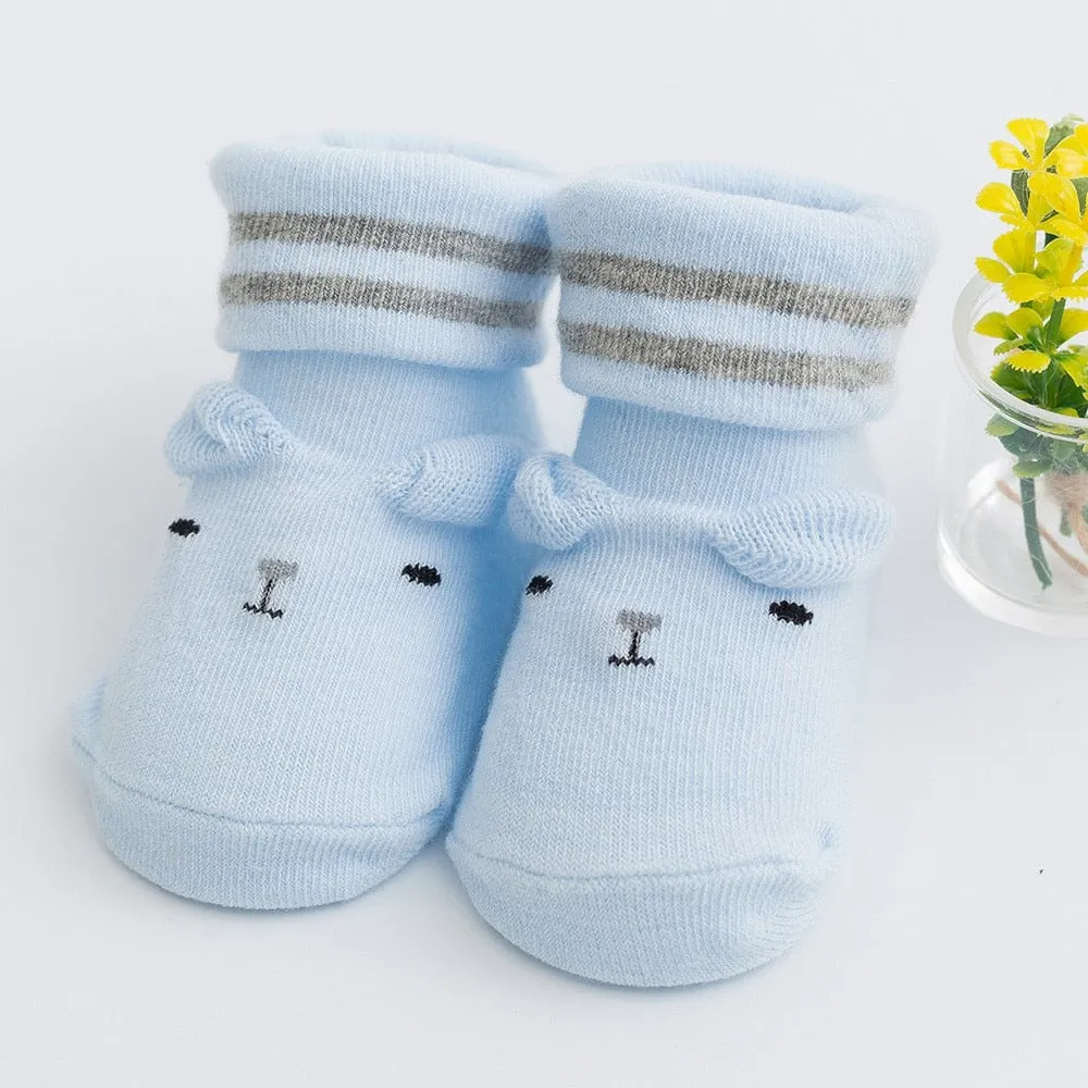Baby Socks/ Cartoon Baby Anti-slip Socks for  0-2 yrs