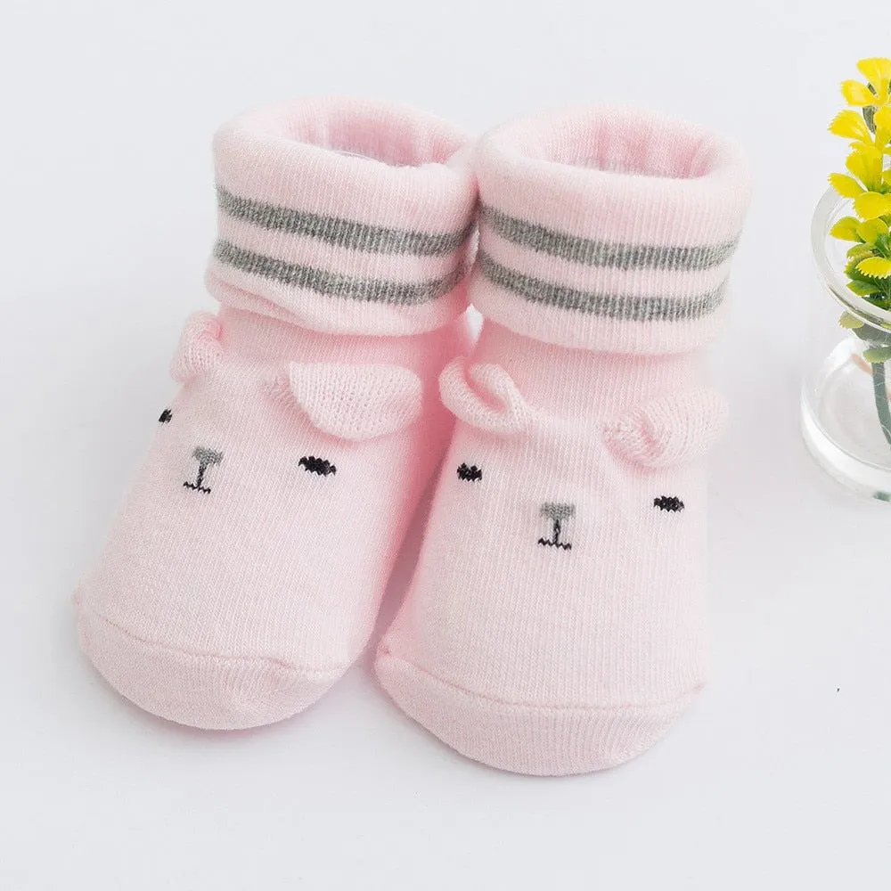Baby Socks/ Cartoon Baby Anti-slip Socks for  0-2 yrs