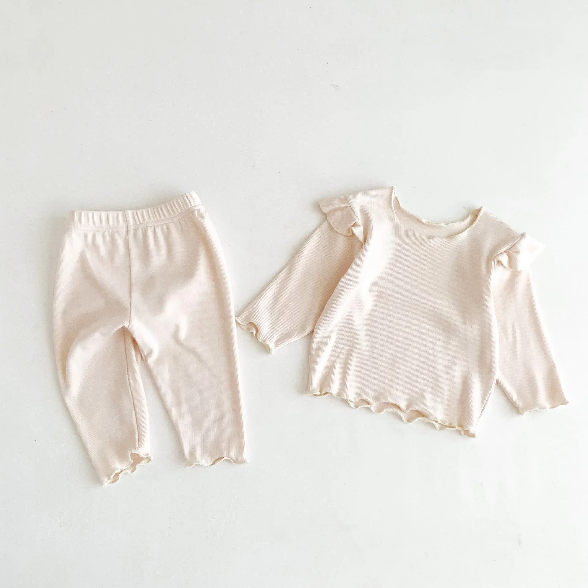 Baby Solid Color Comfy Pajamas Set