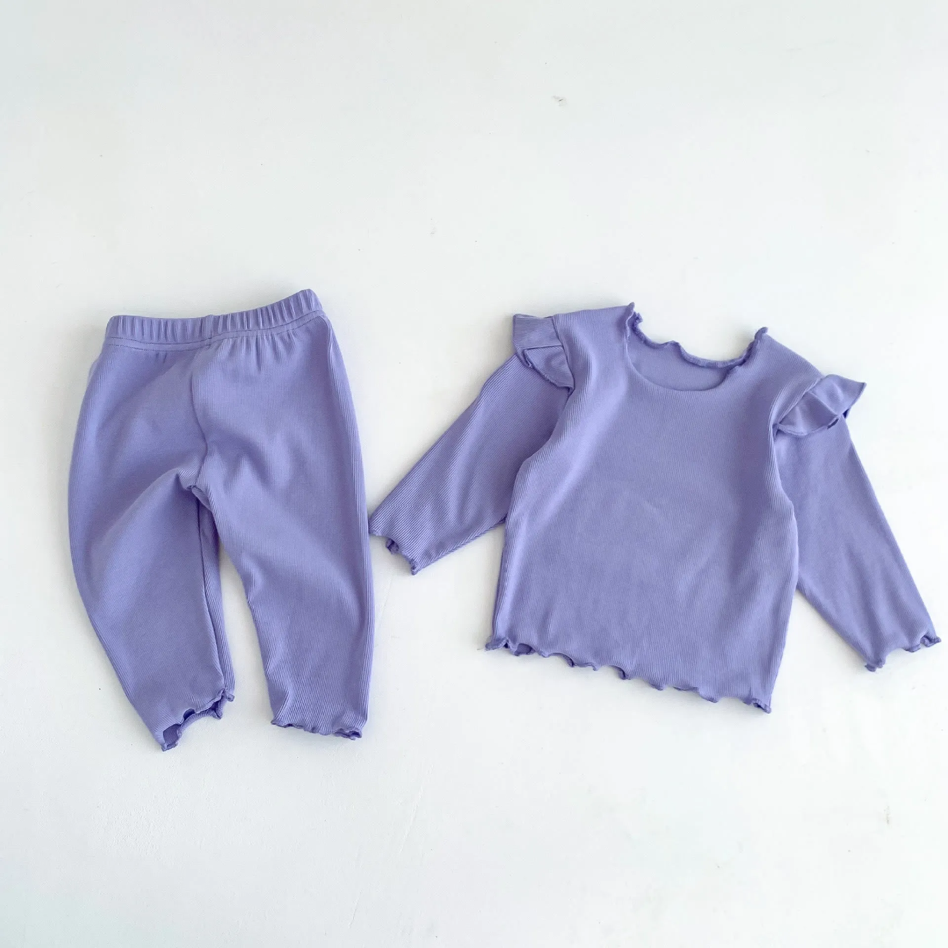 Baby Solid Color Comfy Pajamas Set