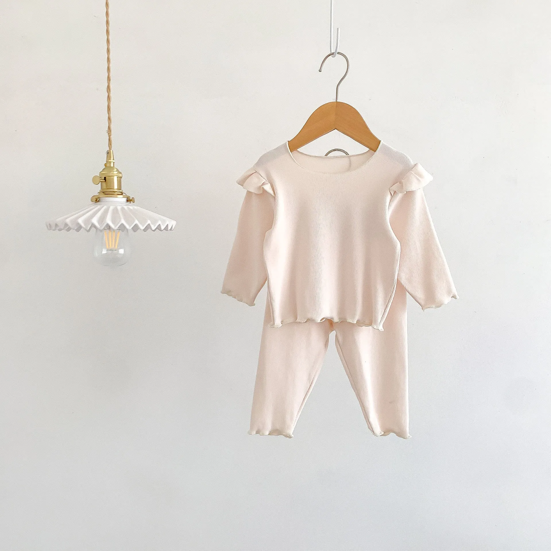 Baby Solid Color Comfy Pajamas Set