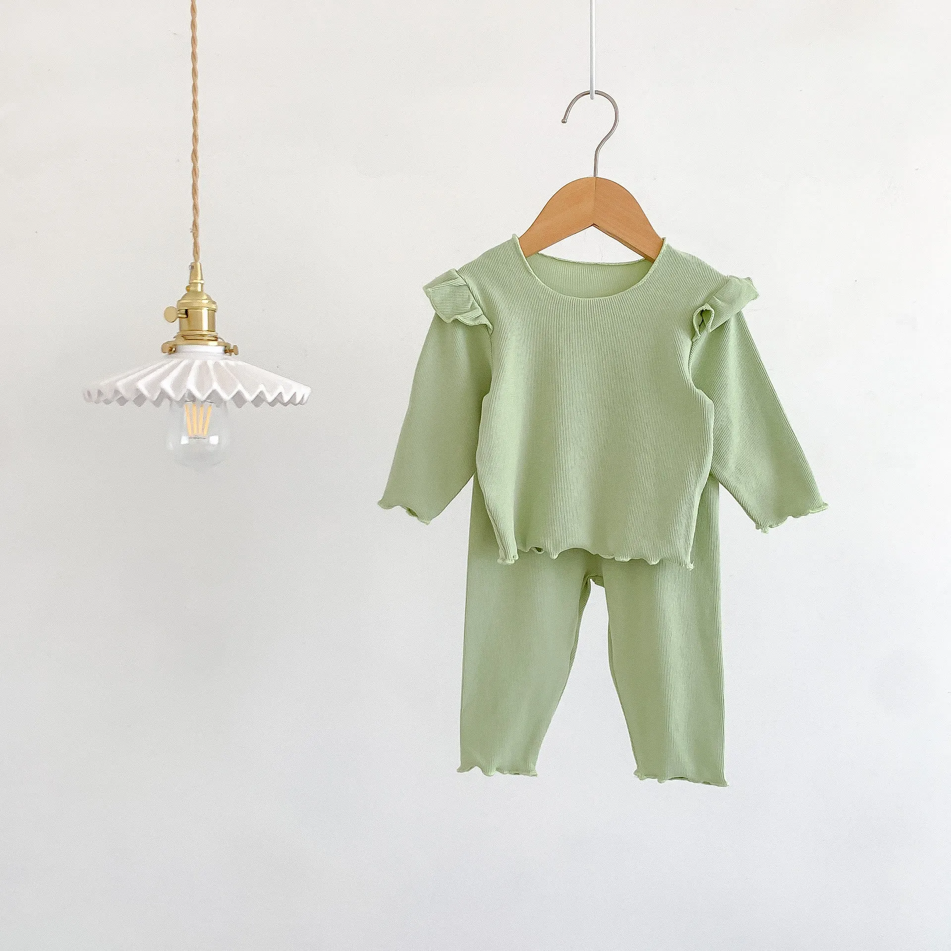 Baby Solid Color Comfy Pajamas Set