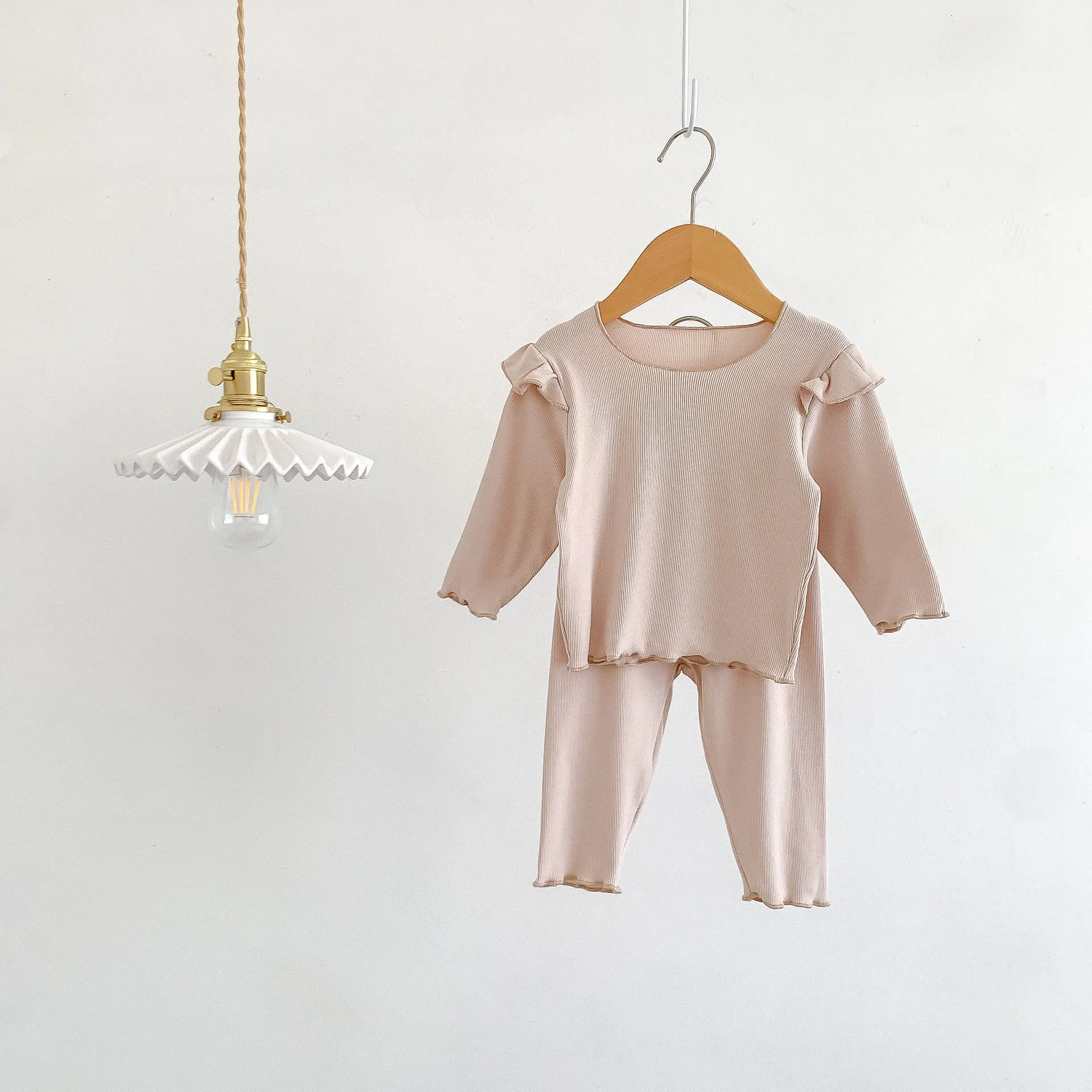 Baby Solid Color Comfy Pajamas Set