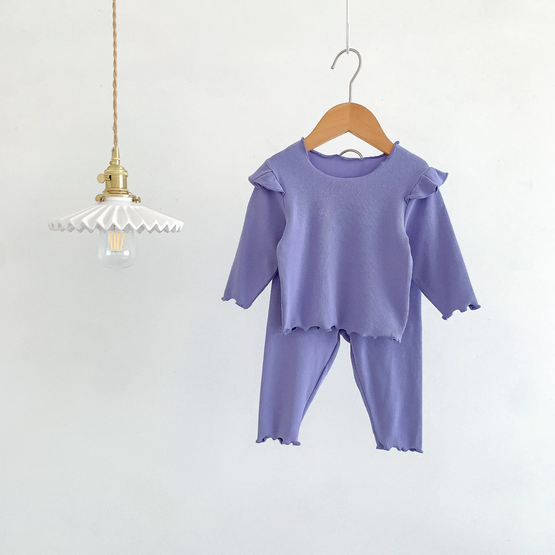 Baby Solid Color Comfy Pajamas Set