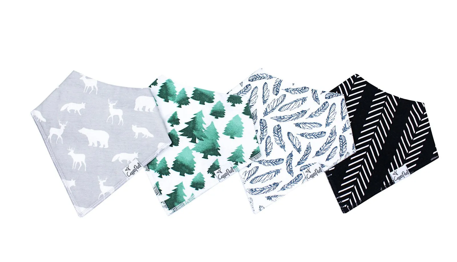 Bandana Bib Set, Woodland