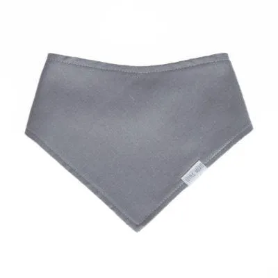 Bandana Dribble Bib Linen | Light Grey