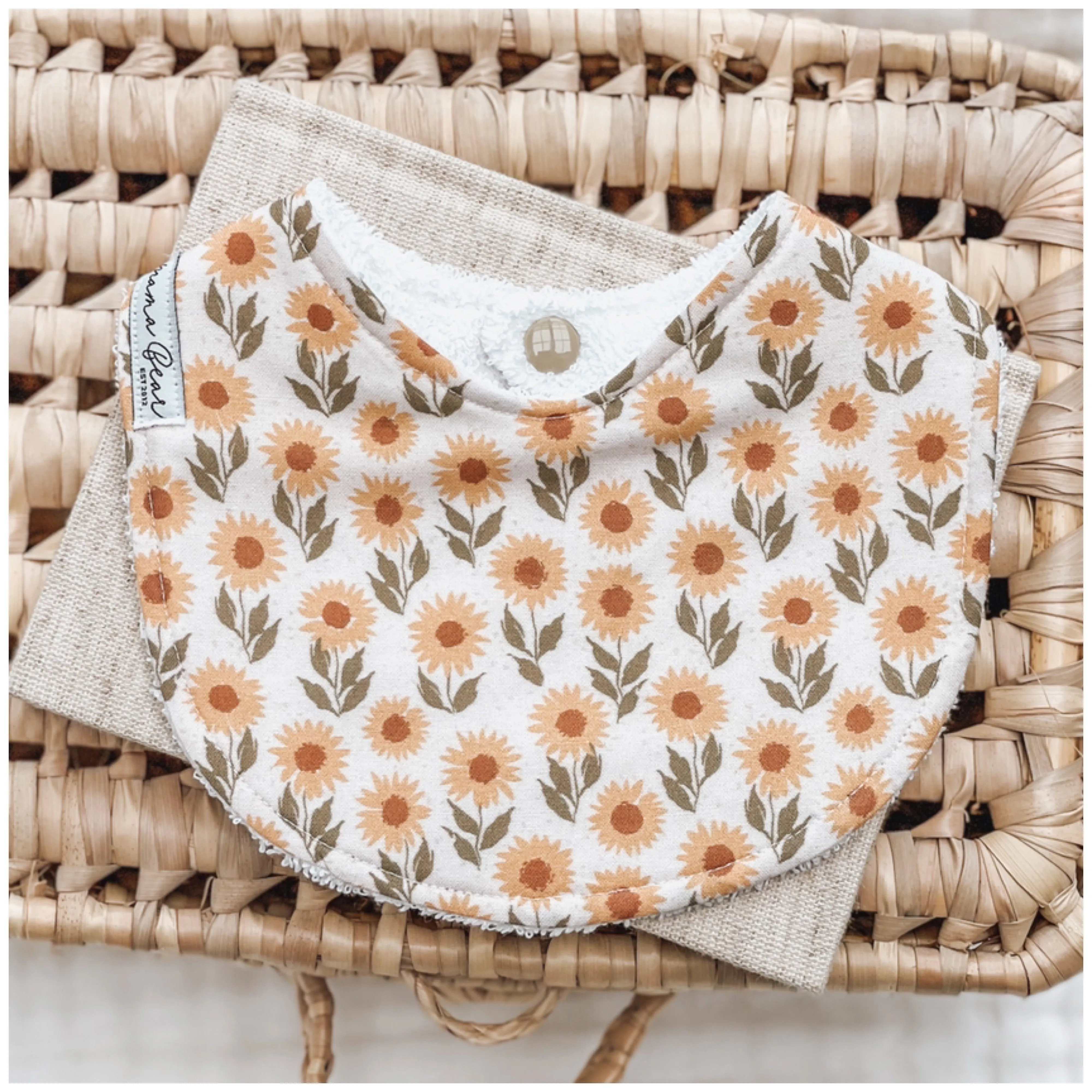 Bib - Pastel Sunflower