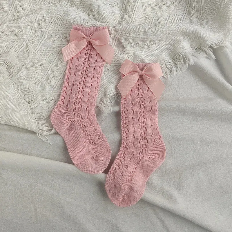 Bow Socks for Baby and Toddler Girls