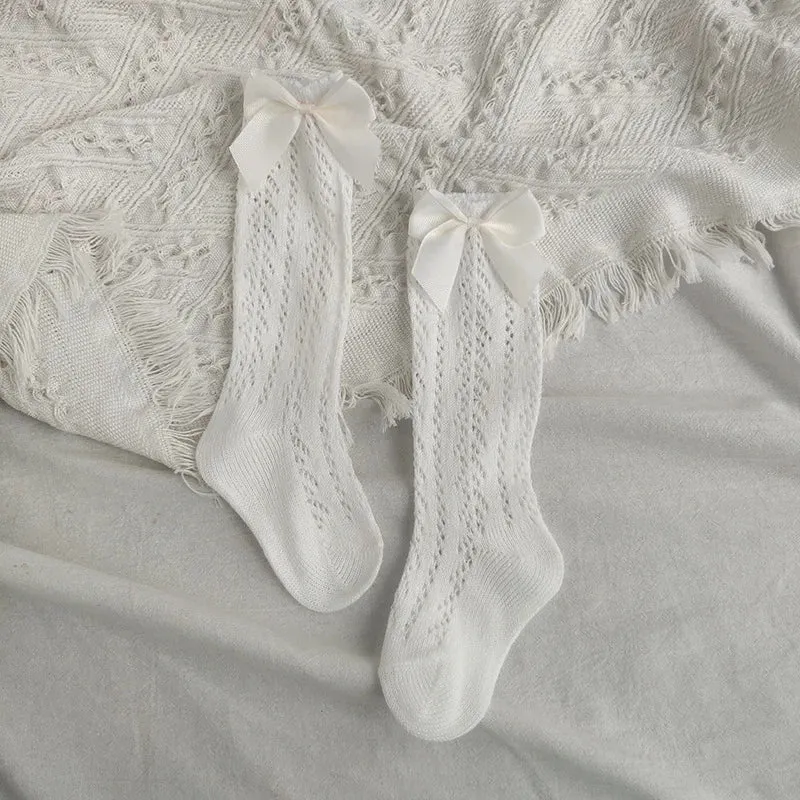 Bow Socks for Baby and Toddler Girls
