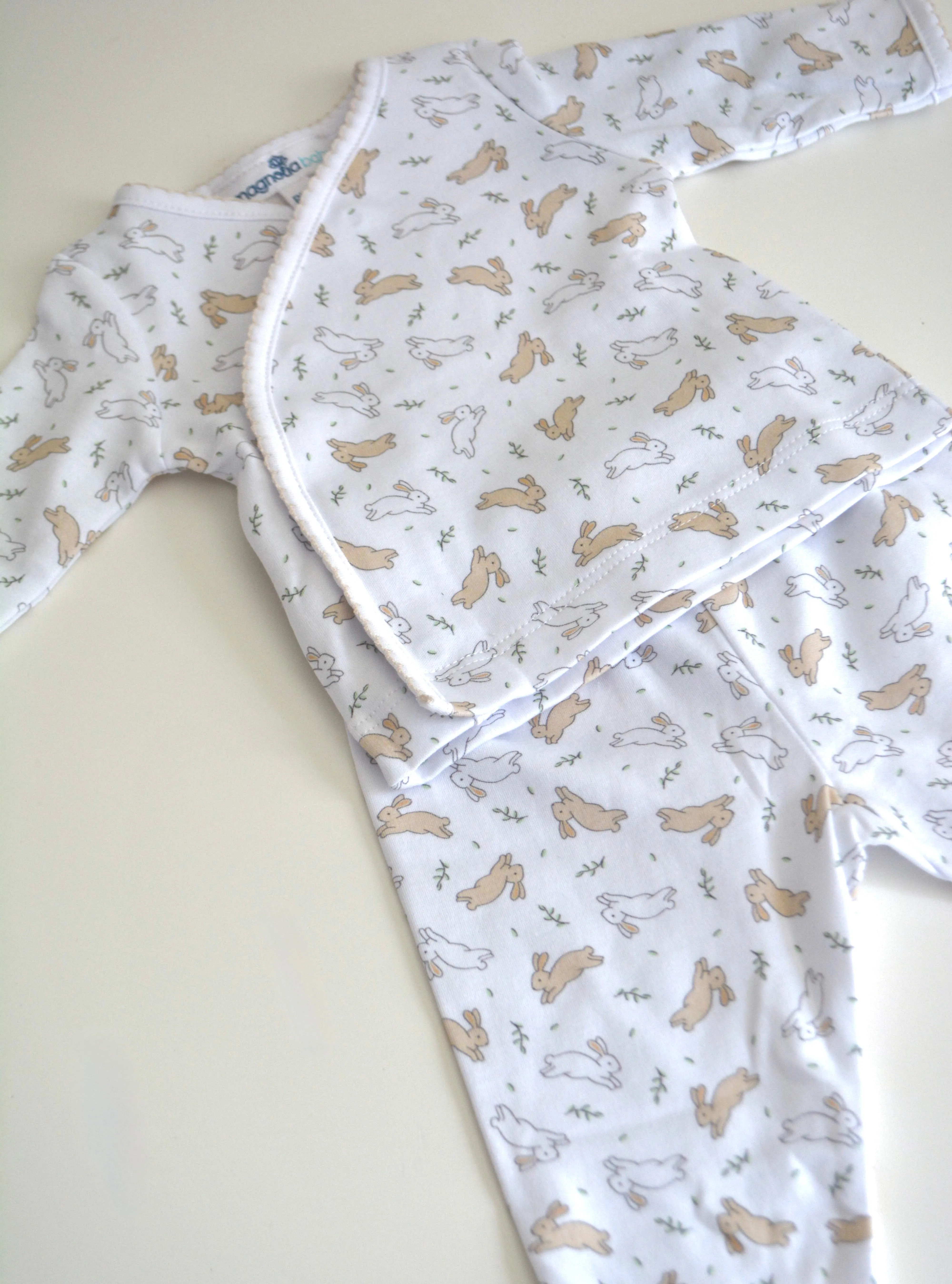 Bunny Hop x-tee footie pant set