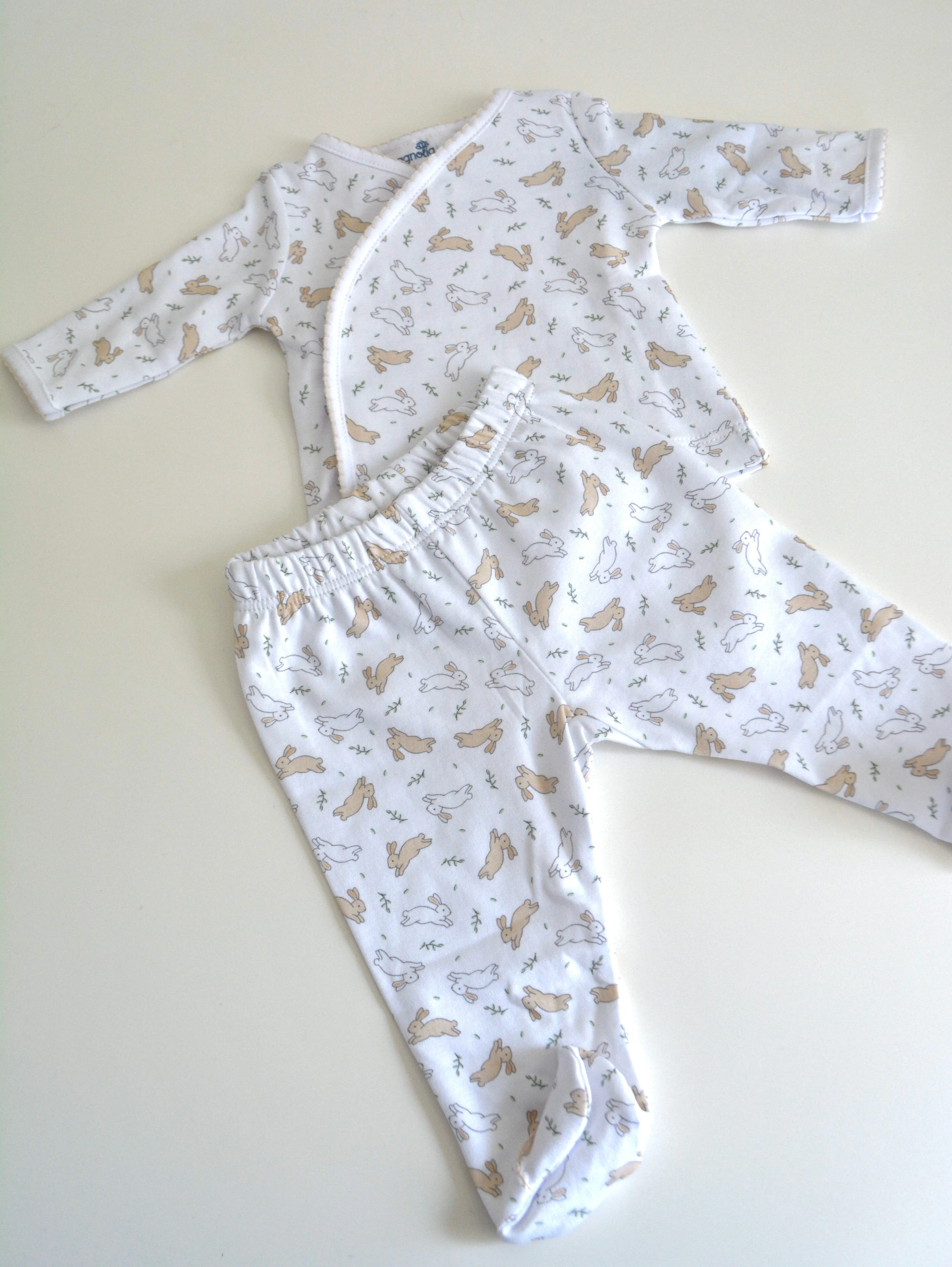 Bunny Hop x-tee footie pant set
