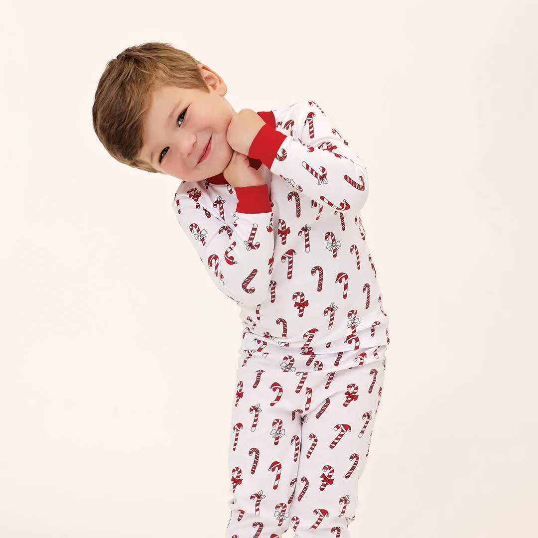 Candy Canes Two Piece Pajamas
