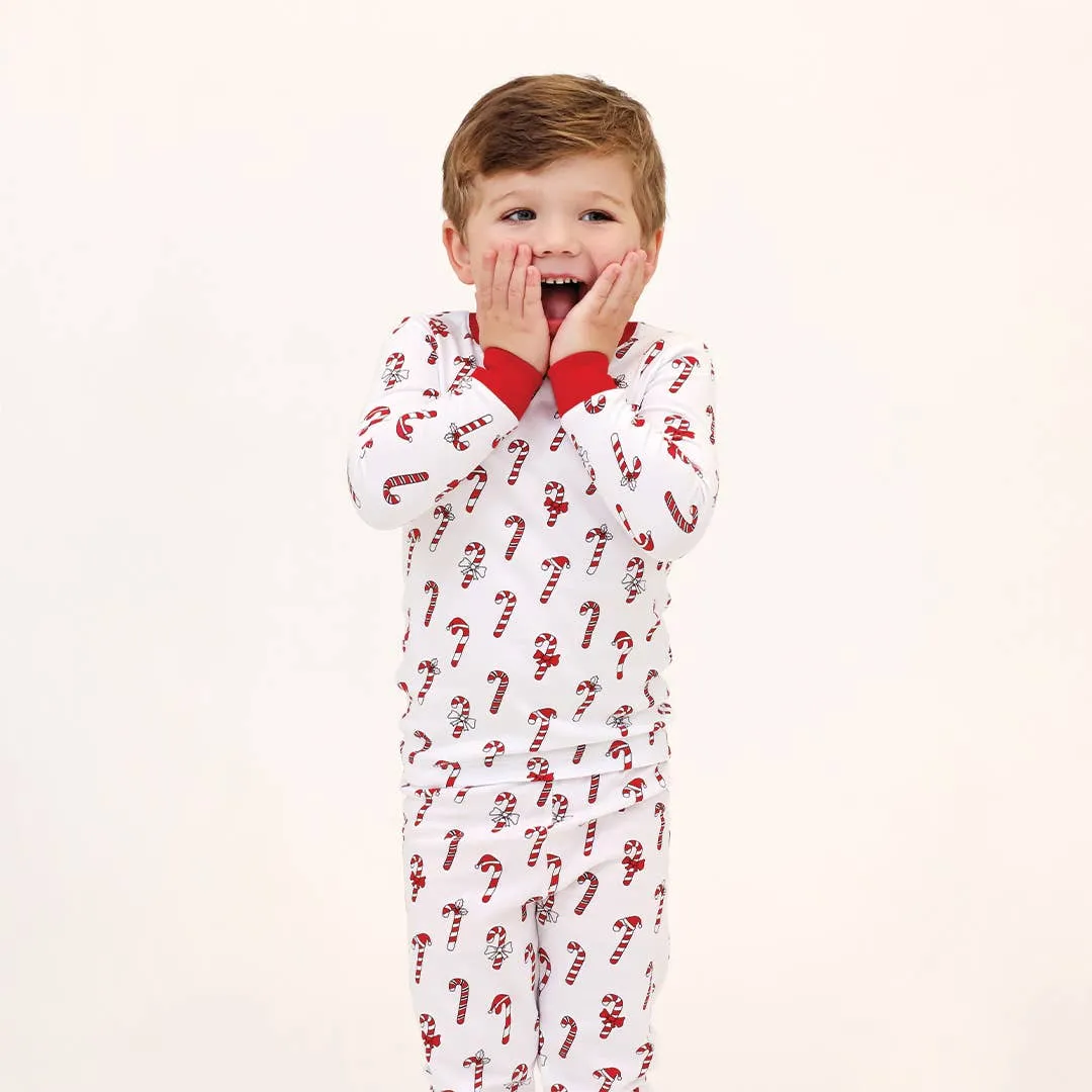 Candy Canes Two Piece Pajamas