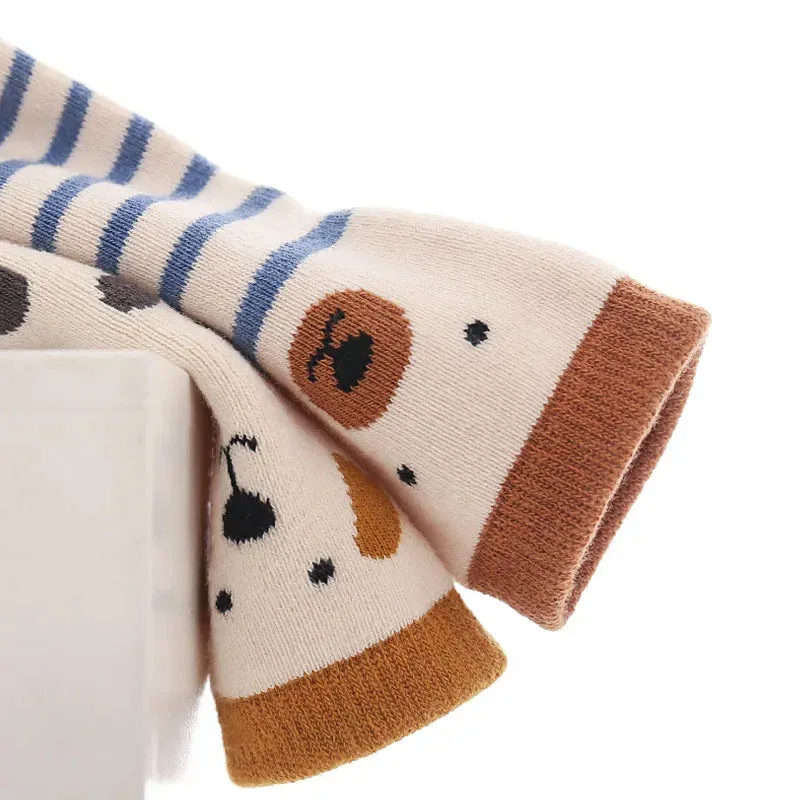 Cartoon Animal Print Infant Floor Socks