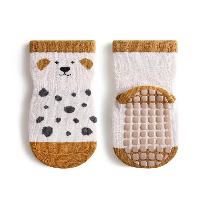 Cartoon Animal Print Infant Floor Socks