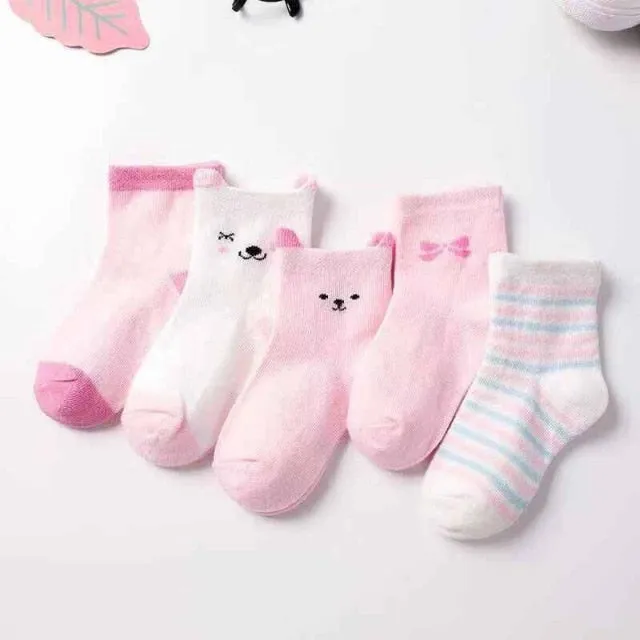 Cartoon Cat Animal Soft Cotton Knit Baby Socks