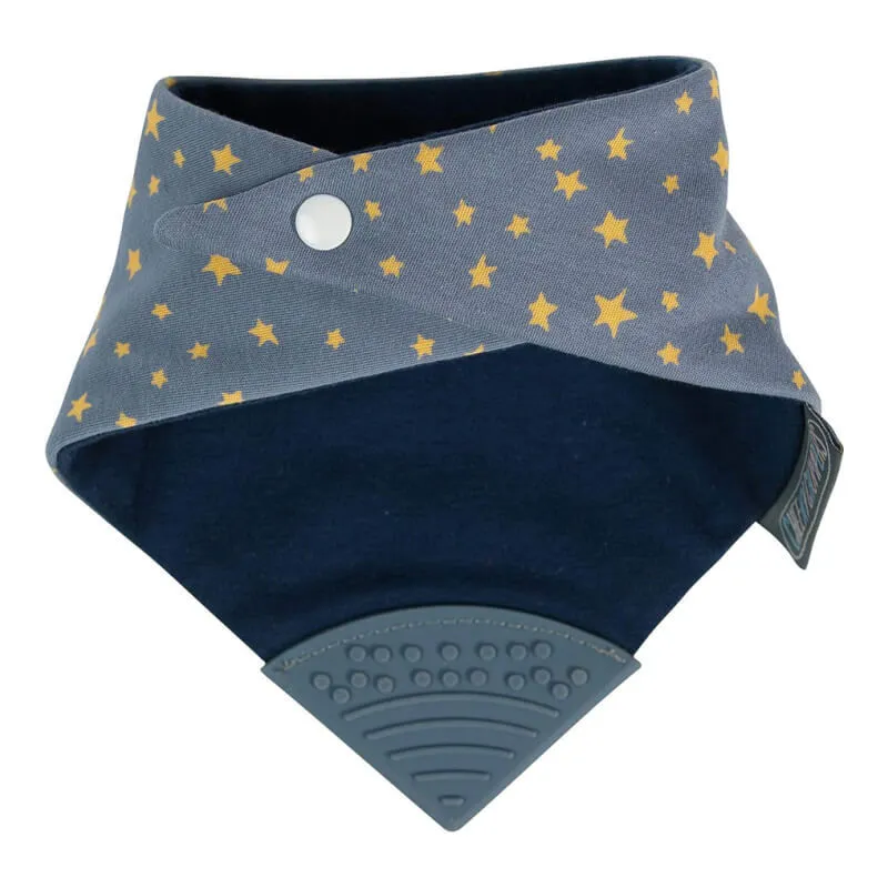 Cheeky Chompers Neckerchew Teething Dribble Bib - Midnight Stars