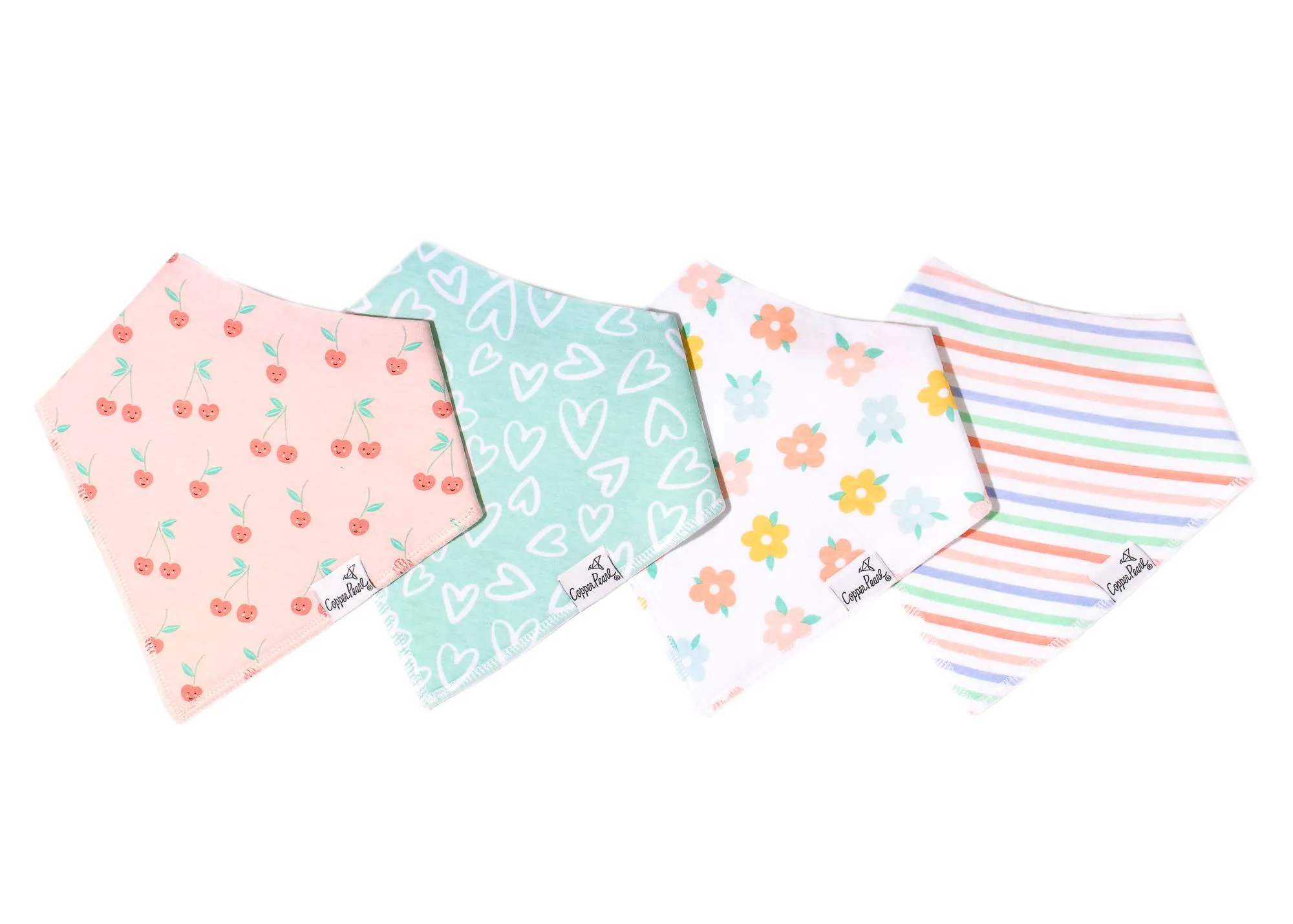 Cheery Bandana Bib Set