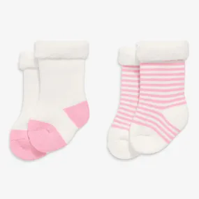 Clearance baby's first sock 2-pack in stripe