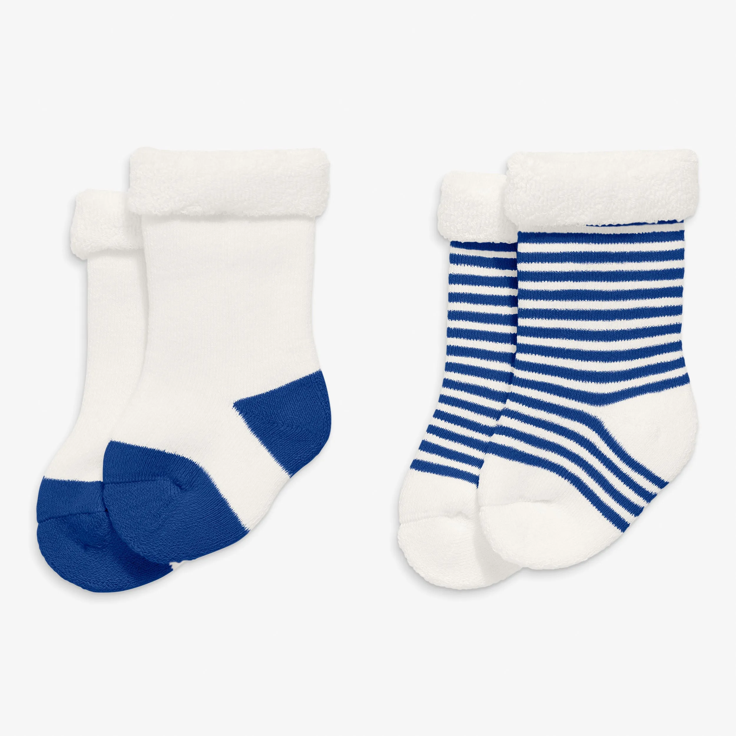 Clearance baby's first sock 2-pack in stripe