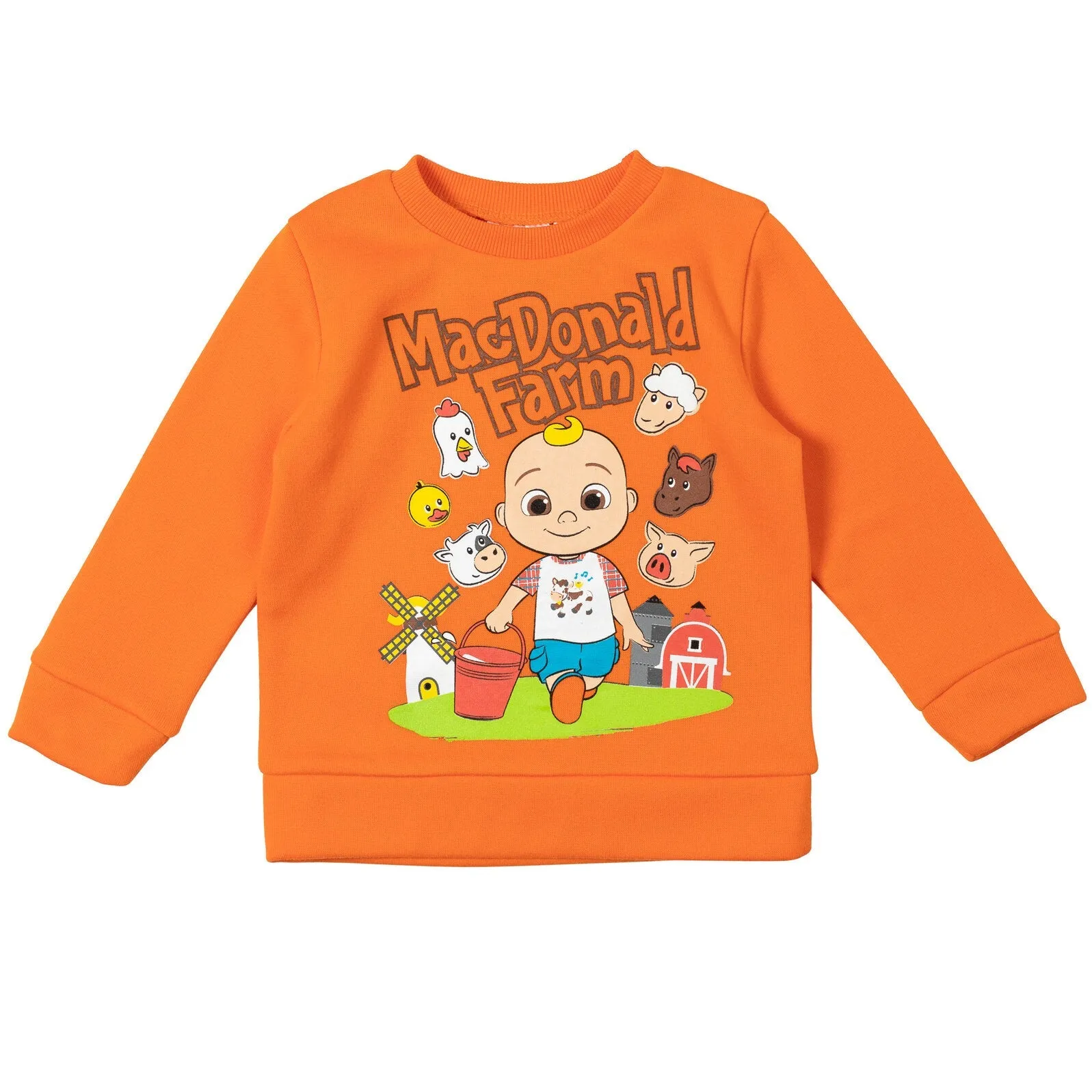 CoComelon Cocomelon JJ Fleece Pullover Sweatshirt and Pants Set