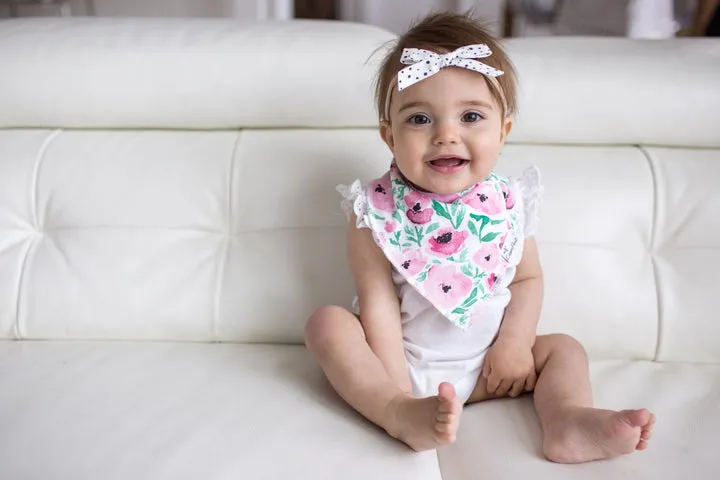 Copper Pearl: Baby Bandana Bibs (4 pack) - Bloom