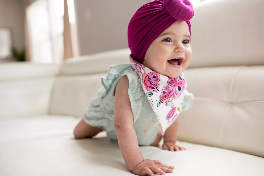 Copper Pearl: Baby Bandana Bibs (4 pack) - Bloom