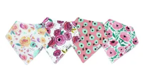 Copper Pearl: Baby Bandana Bibs (4 pack) - Bloom