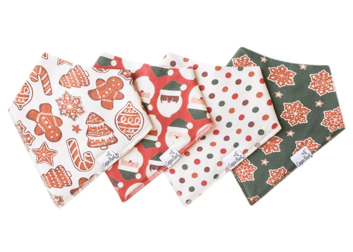 Copper Pearl Baby Bandana Bibs | Gingerbread