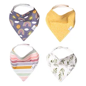 Copper Pearl Baby Bandana Drool Bibs for Drooling and Teething 4 Pack Gift Set"Hope", 136 grams (X002GTOX2Z)