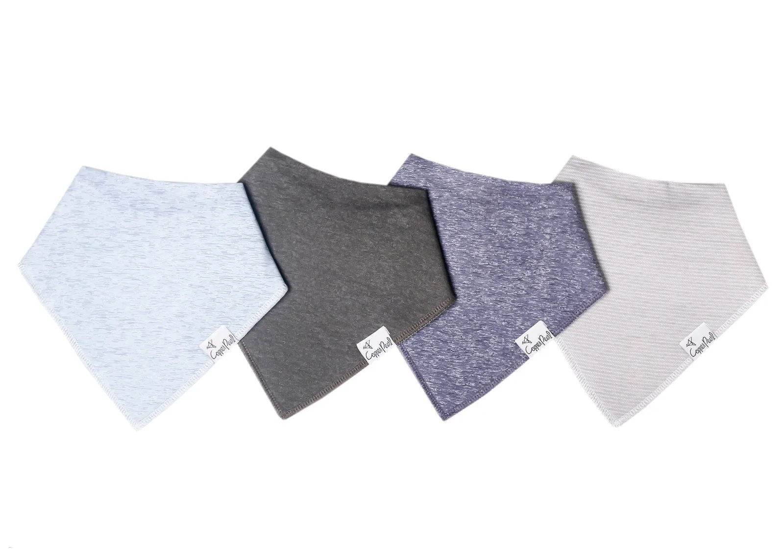 Copper Pearl - Bandana Bib (4 pack) - Lennon
