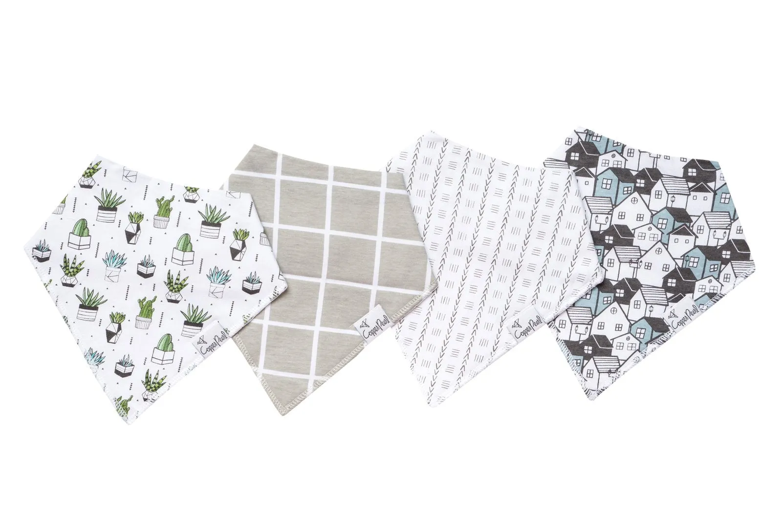 Copper Pearl - Bandana Bib (4 pack) - Urban