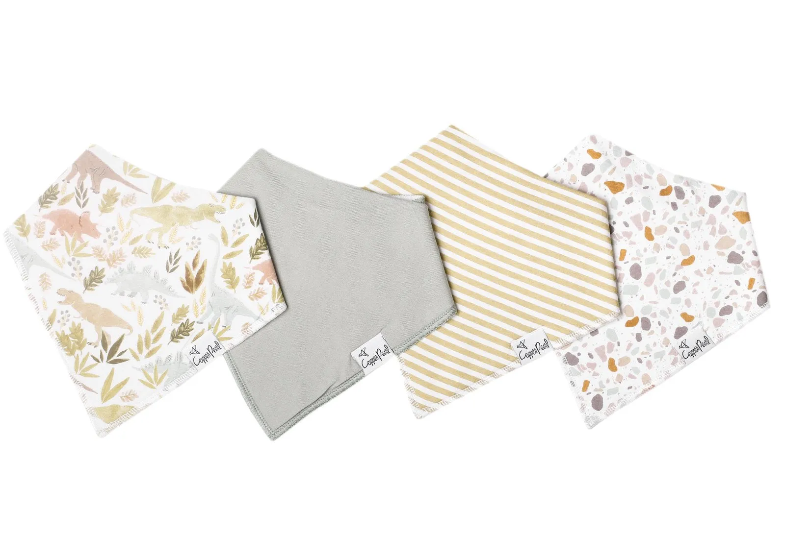 Copper Pearl Bandana Bib Set - Rex