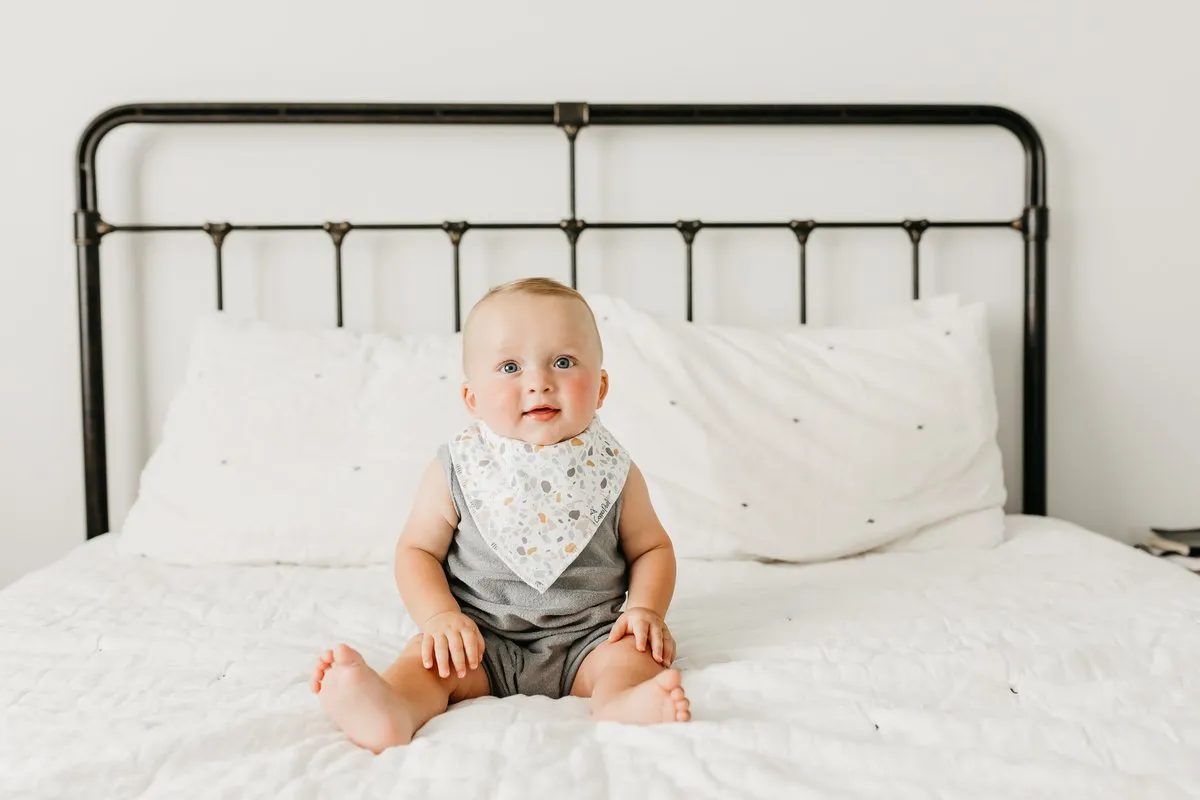 Copper Pearl Bandana Bib Set - Rex