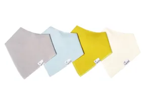 Copper Pearl Bandana Bib Set, Stone