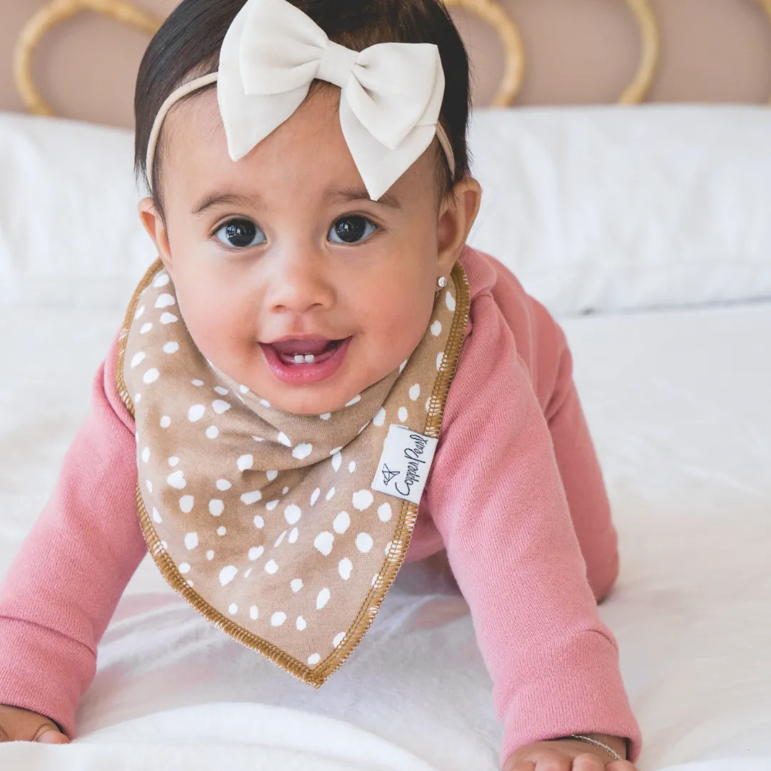 Copper Pearl Bandana Bibs / Autumn
