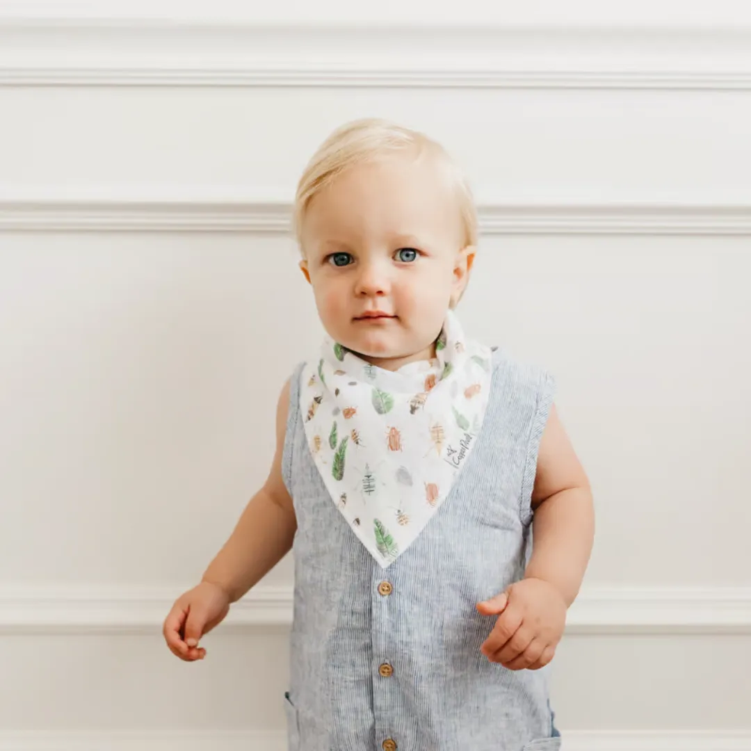 Copper Pearl Bandana Bibs / Peanut