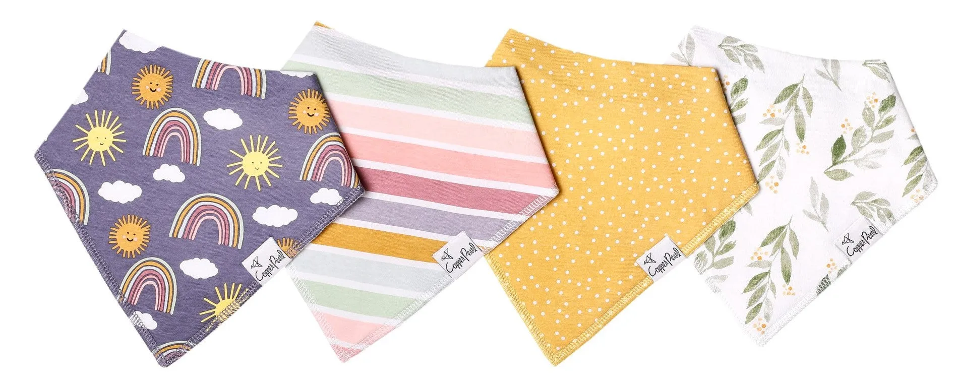 Copper Pearl Hope Bandana Bib Set