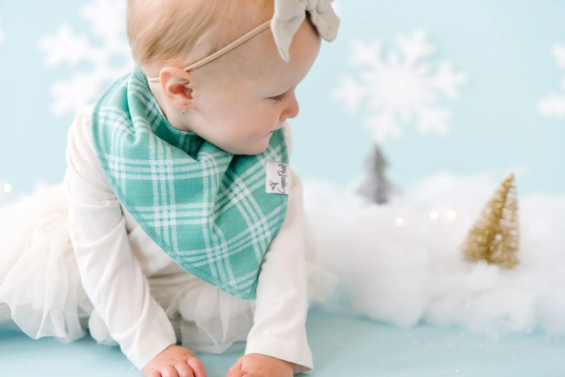 Copper Pearl Jane Bandana Bib Set