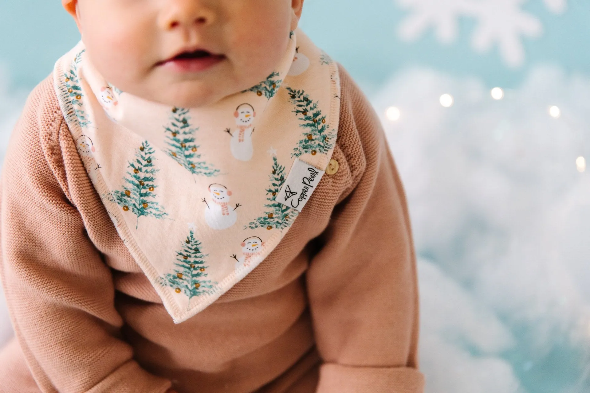 Copper Pearl Jane Bandana Bib Set