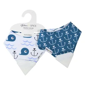 Double Sided Chew Bib - Nautical Adventures
